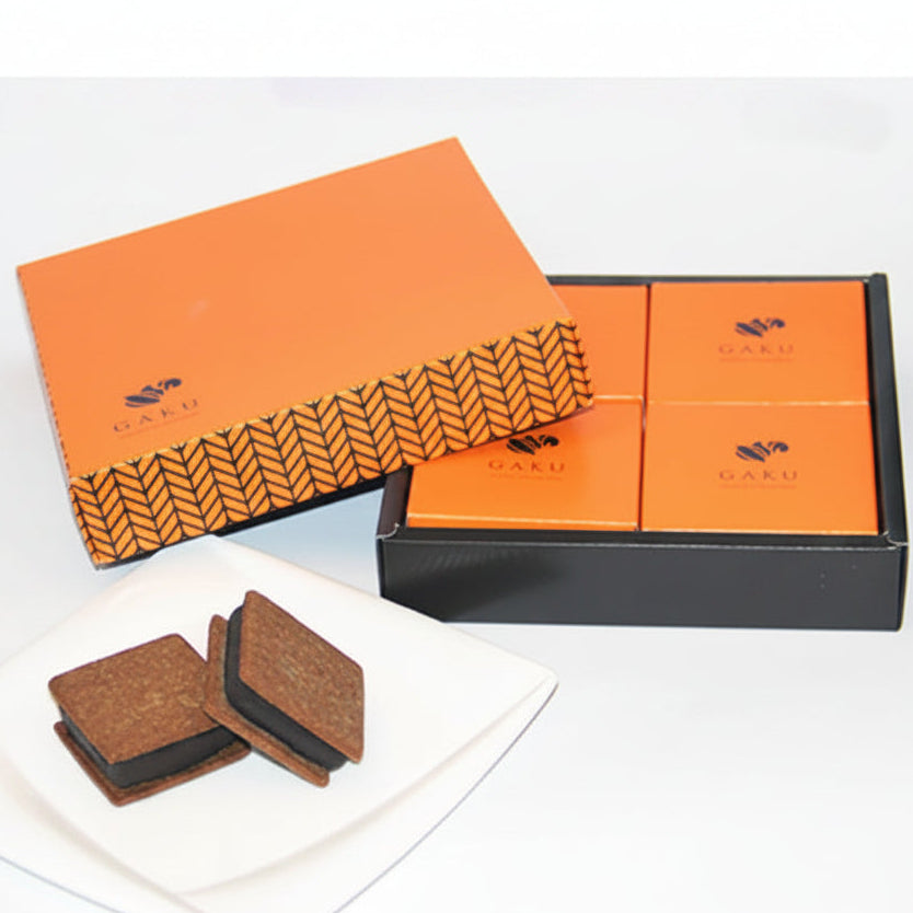 【SummerGift 2026】GAKUチョコレートサンド4個セット(信州いちご・信州ブルーベリー・信州ラズベリー・瀬戸内レモン)