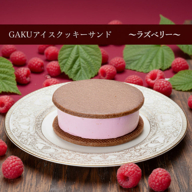 【送料無料】GAKUアイスクッキーサンド12個入（チョコレート・信州くるみ・信州ブルーベリー・ラズベリー・マンゴー・抹茶×2個入）