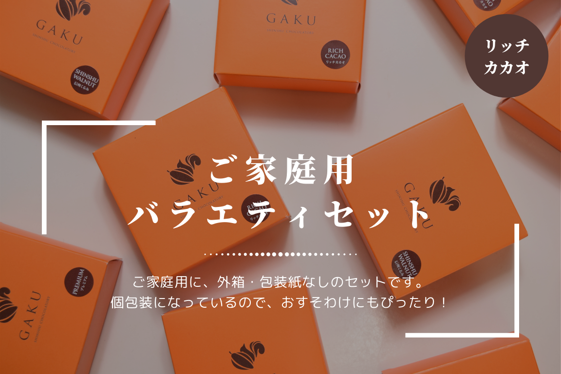 【ご家庭用に！】GAKUチョコレートサンド12個（リッチカカオ ）